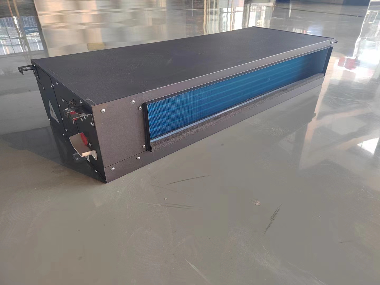 全封閉超薄風機盤管@超薄臥式暗裝風機盤管@規格型號(圖1)